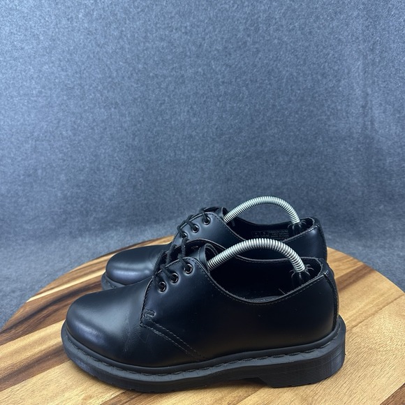 DOC DR. MARTENS 1461 Mono Smooth Black Leather Oxford Shoes Mens 5 Womens 6 - Picture 7 of 12
